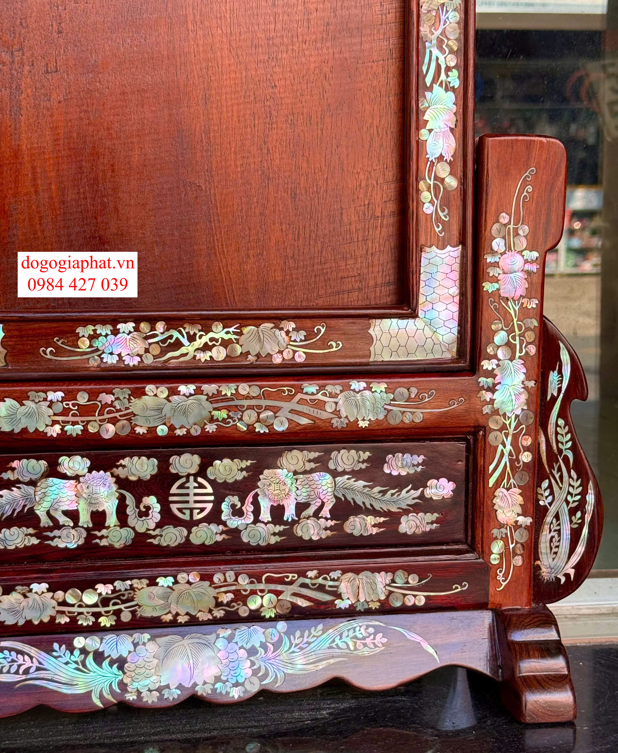 khung ảnh thờ gỗ cẩm lai