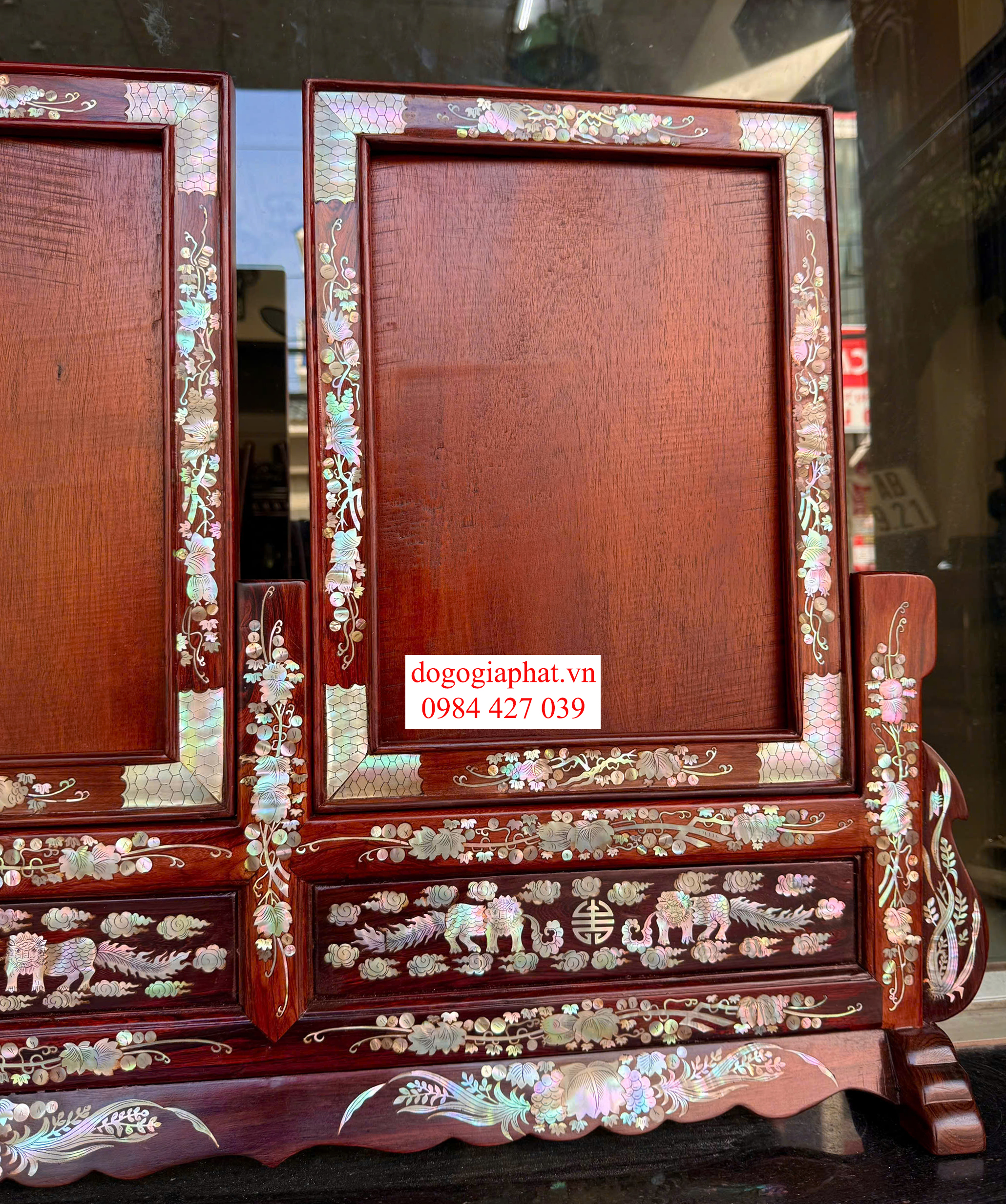 khung ảnh thờ gỗ cẩm lai