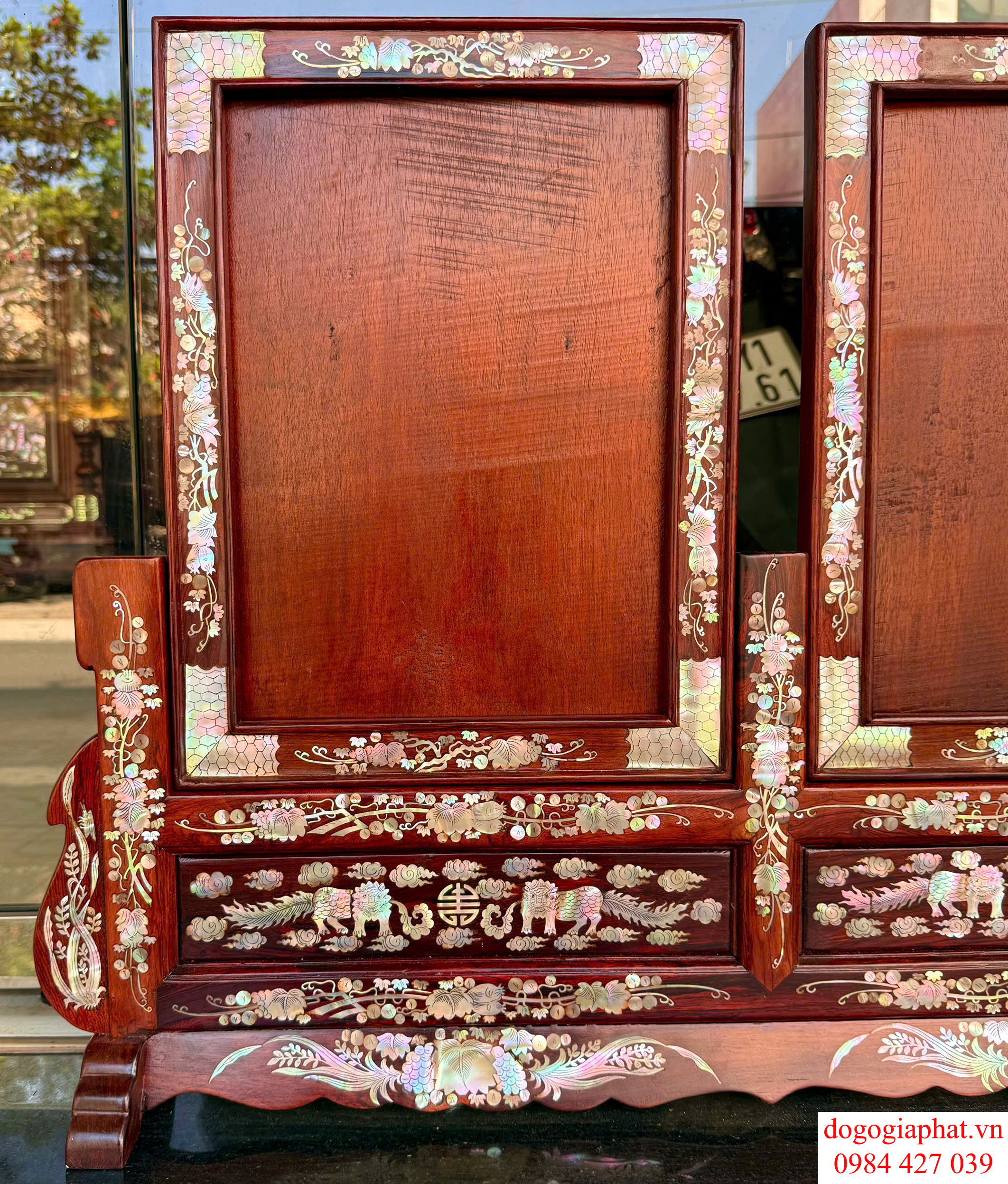 khung ảnh thờ gỗ cẩm lai