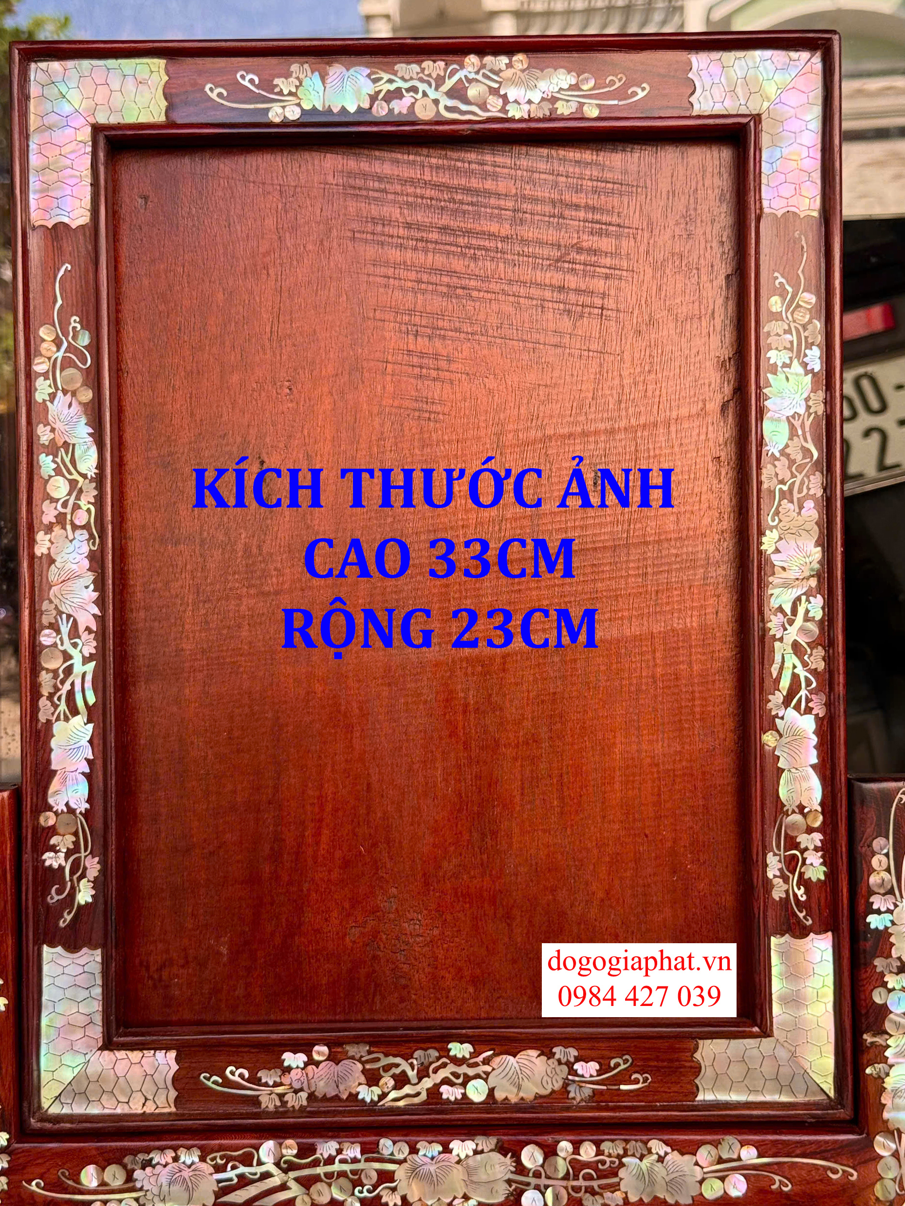 khung ảnh thờ gỗ cẩm lai