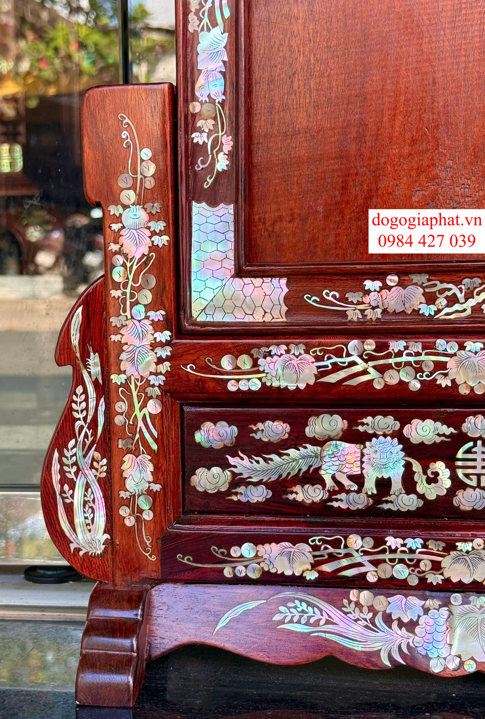 khung ảnh thờ gỗ cẩm lai