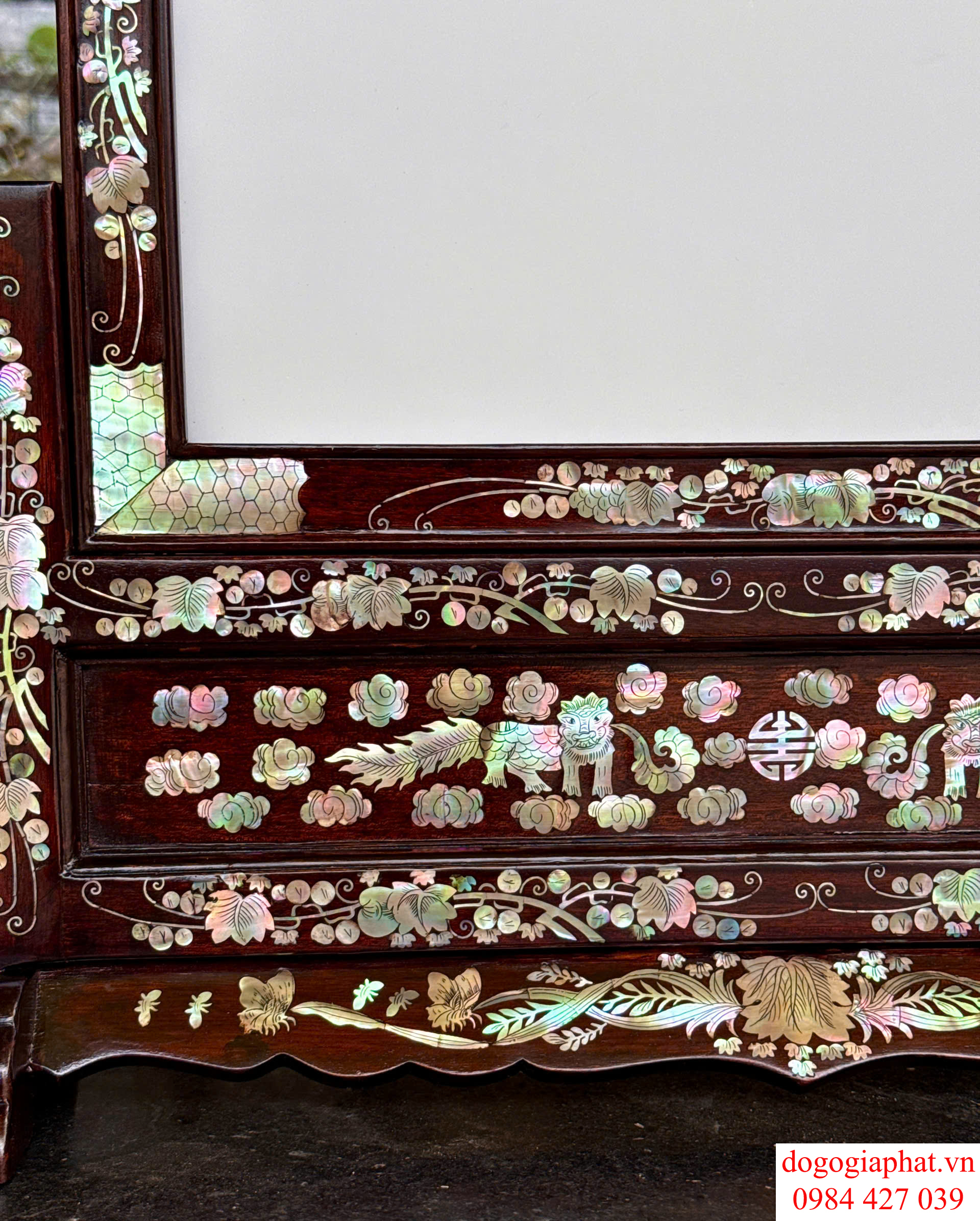 khung ảnh thờ đôi gỗ gụ