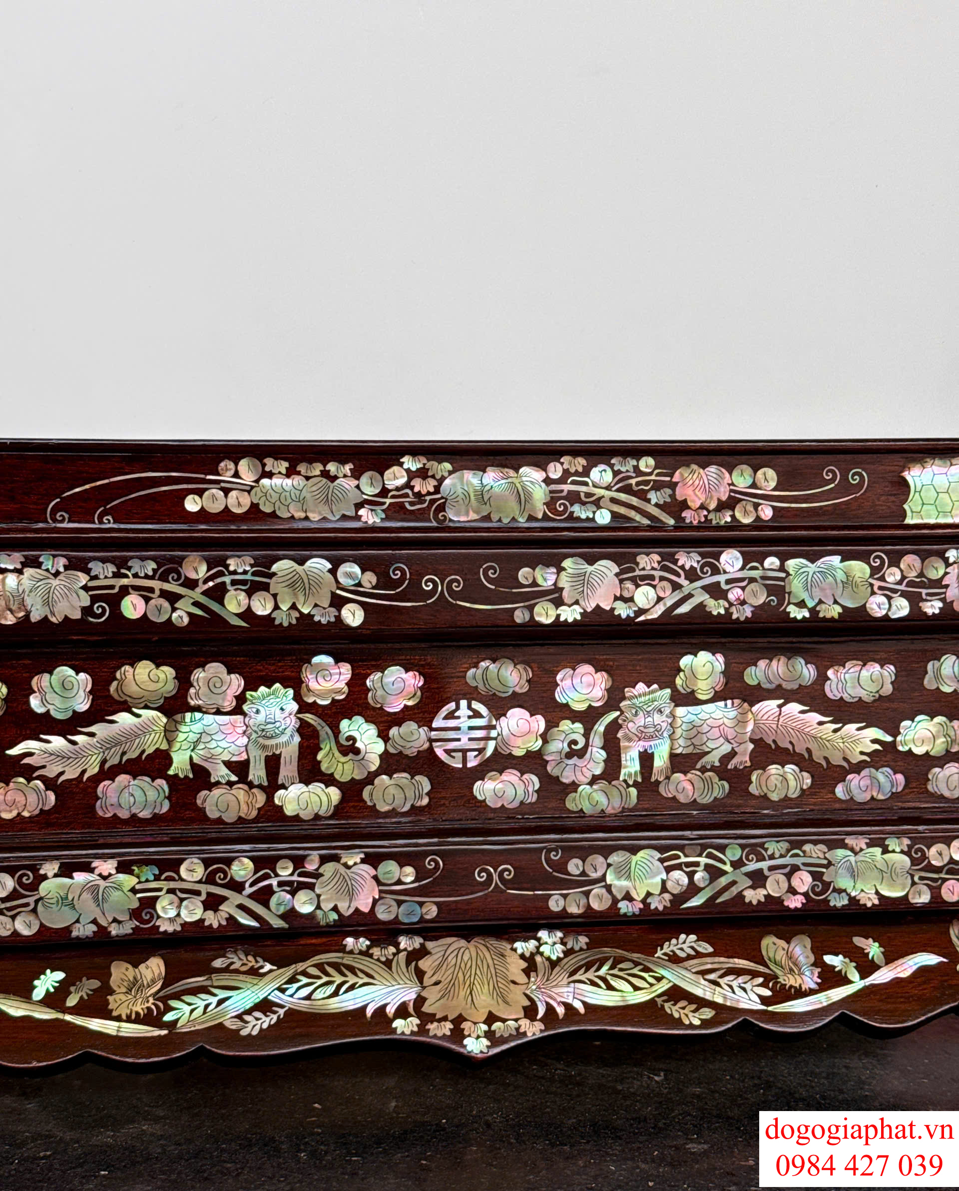 khung ảnh thờ đôi gỗ gụ