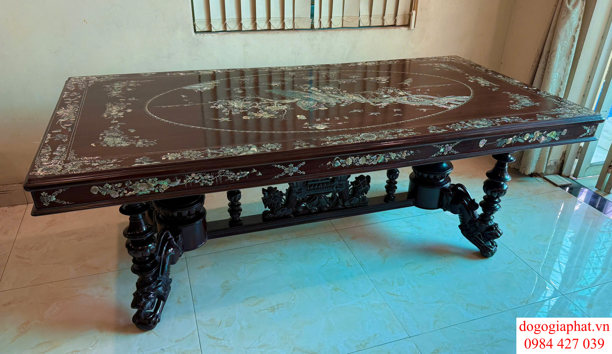 bộ ghế rẻ quạt cẩn ốc xà cừ