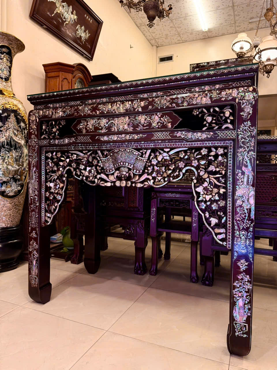Bàn thờ cẩn ốc xà cừ