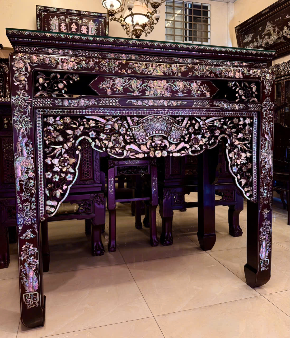 Bàn thờ cẩn ốc xà cừ