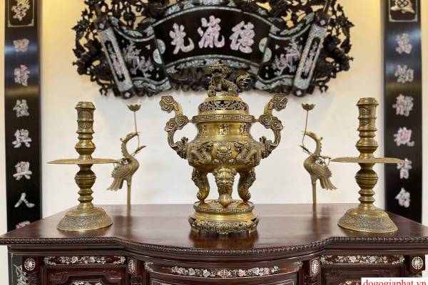 Bộ Lưu Đồng Chạm Kỳ Lân